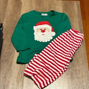 Festive Green and Red Santa Set